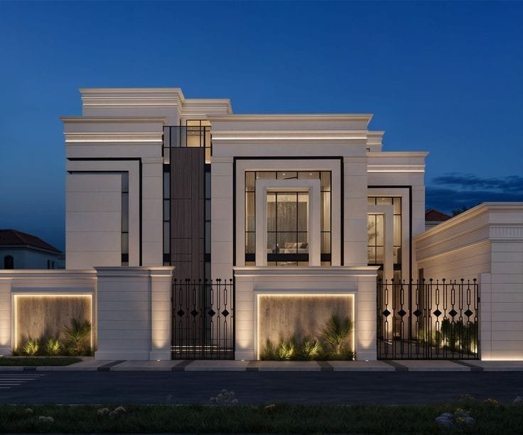الفصل الثالث: تطبيقات عملية: دمج العناصر المودرن في تصميم كلاسيكي