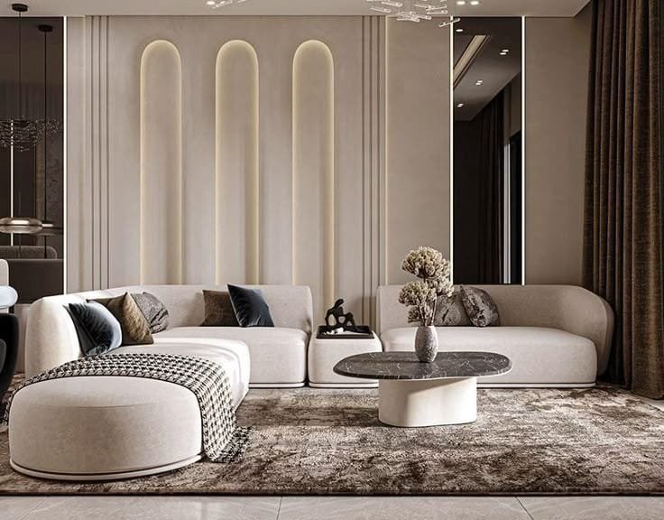 اتجاهات الألوان الحديثة في التصميم الداخلي