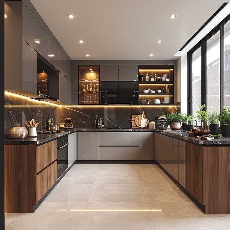 U-Shaped Kitchen
