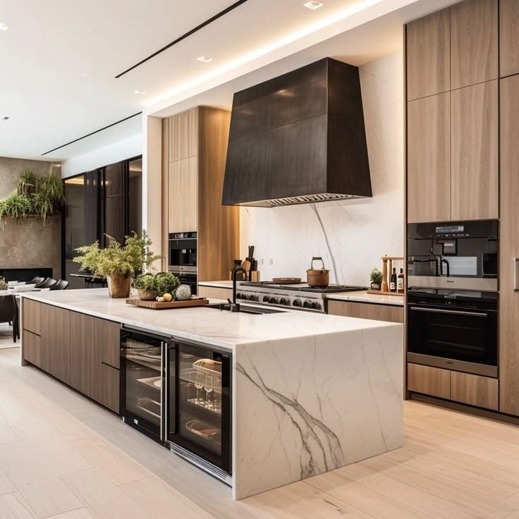 المطبخ المفتوح (Open Kitchen):